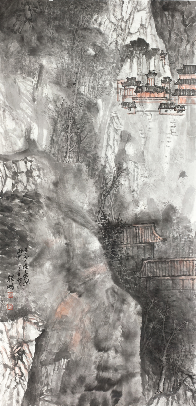 △多少楼台烟雨中 138x68cm 2019年