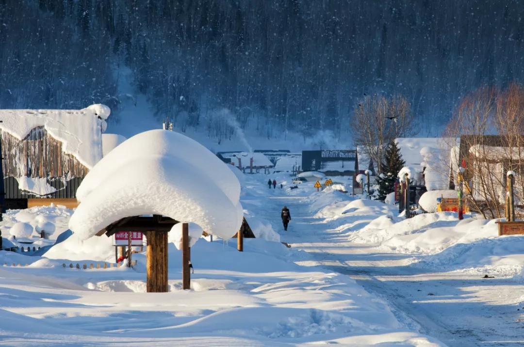 跟漠河纬度相近,比雪乡降雪量更大,再不来这里就要火了!