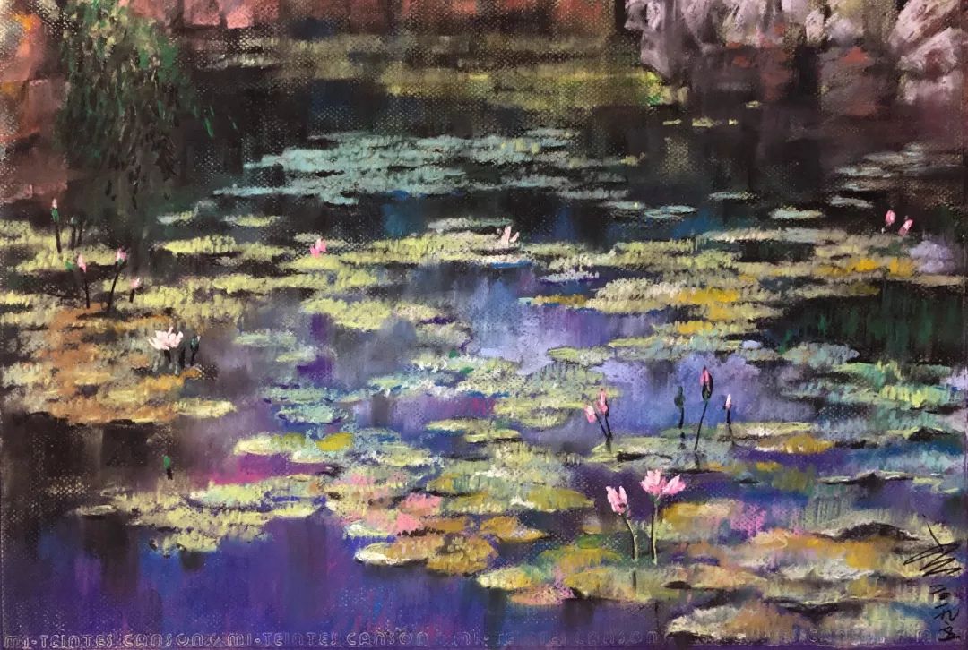 色粉画