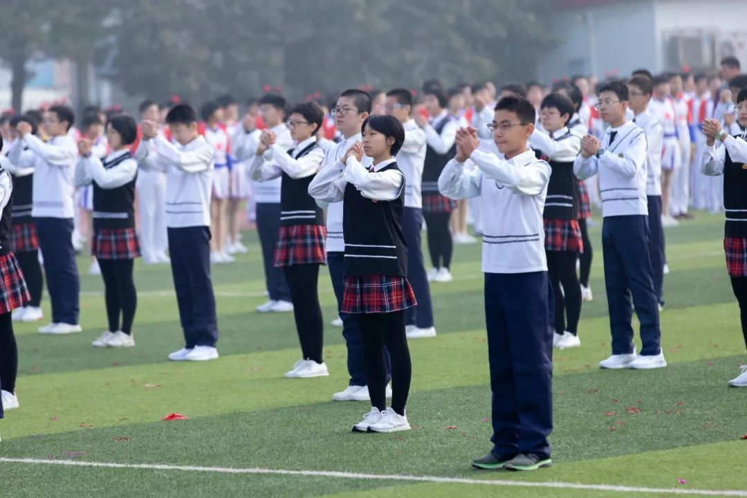 雍阳中学2019年秋季田径运动会,刷爆武清朋友圈!