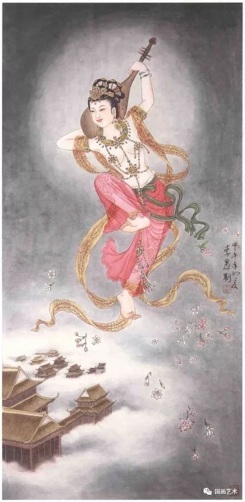 飞天仕女画法解析