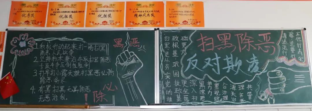 赤峰实验中学各班级预防青少年犯罪和法制宣传海报
