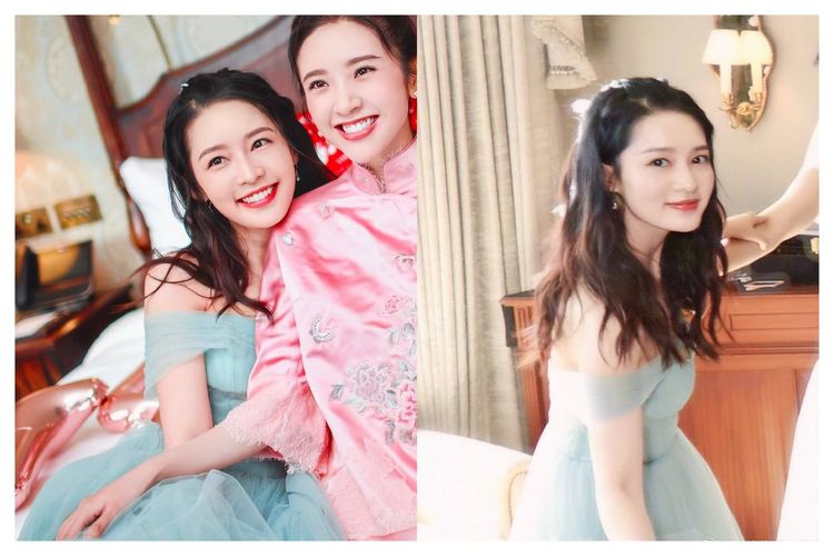 李沁伴娘打扮太美了直逼刘亦菲陈乔恩谁是娱乐圈最美伴娘