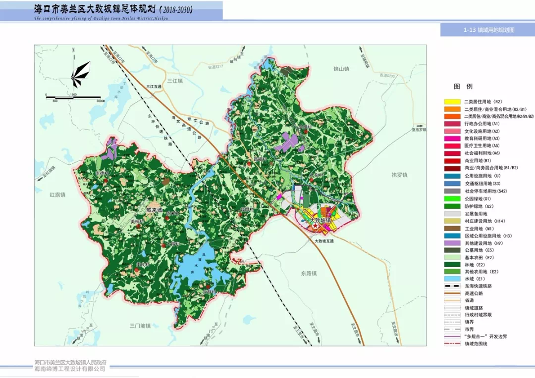 镇域公共服务设施规划图