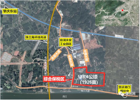 新区又开挂15亿1926亩打造全市首个综合保税区鼎湖这个镇发达了