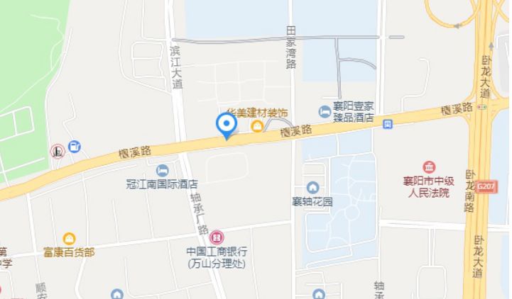 公交乘车站点:万山工业区站(地址:襄城区檀溪路—湖北文理学院