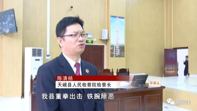 天峨县人民检察院检察长 陈清杨