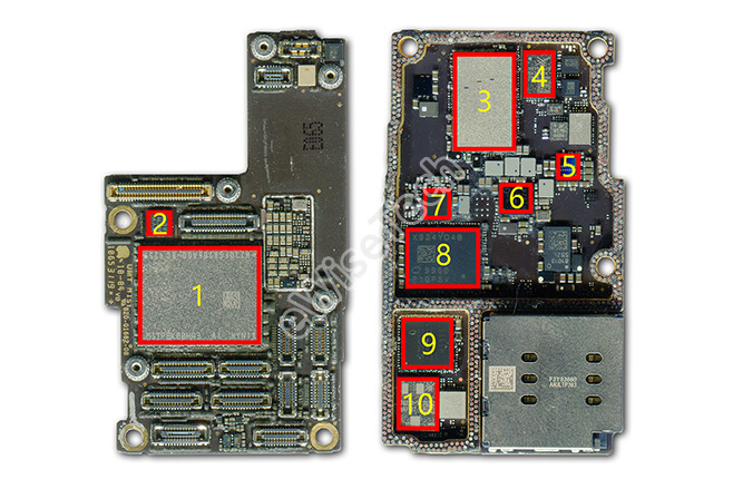 07的iphone 11 pro max内用了哪些模块?