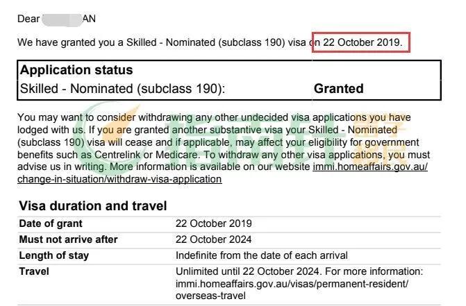 澳洲190签证急速推进到6月4日递交 189签证等33个月 附案例 中介