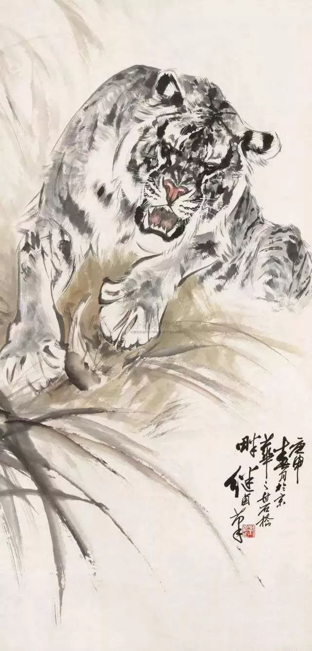 刘继卣如何画老虎