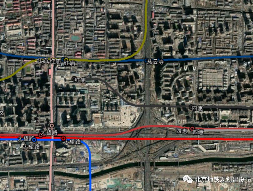 这条线路是进入北京东站,在北京东站未来可换乘m28线 由四惠东站引出