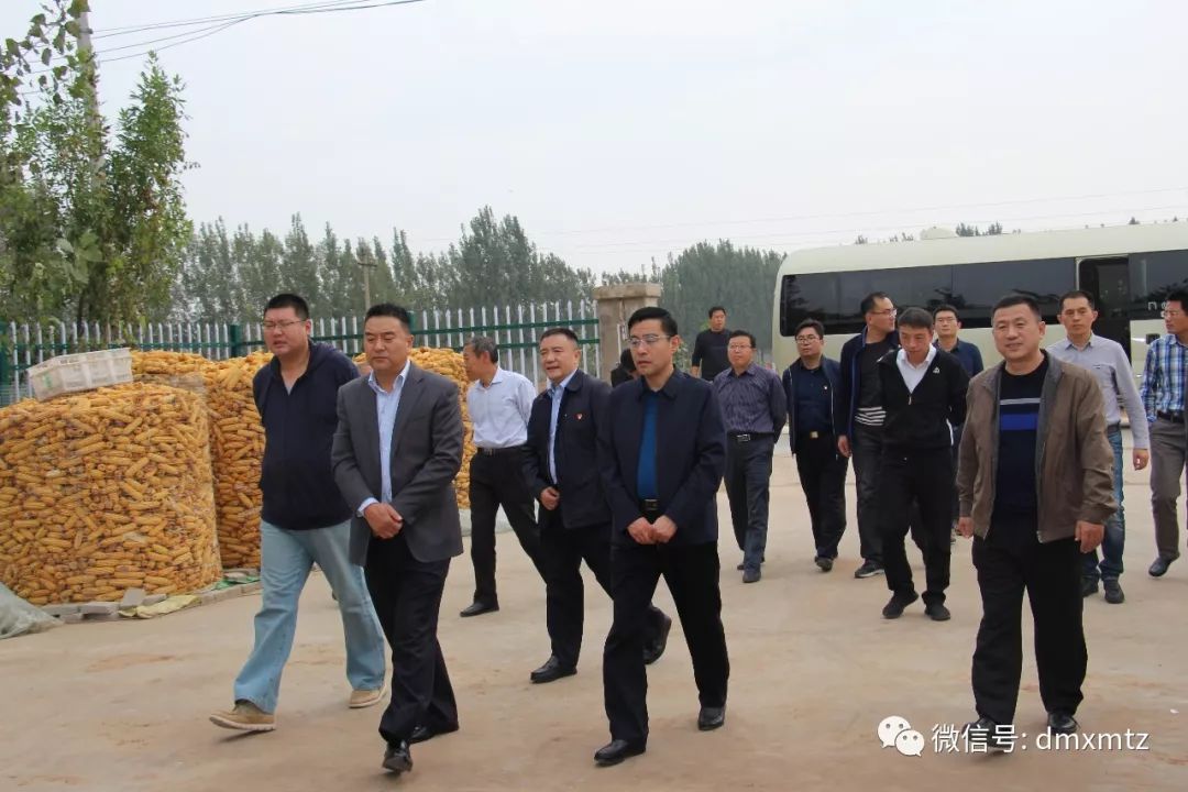 省科技服务中心主任,东明县挂职副书记赵宏亮同志一行莅临马头镇参观