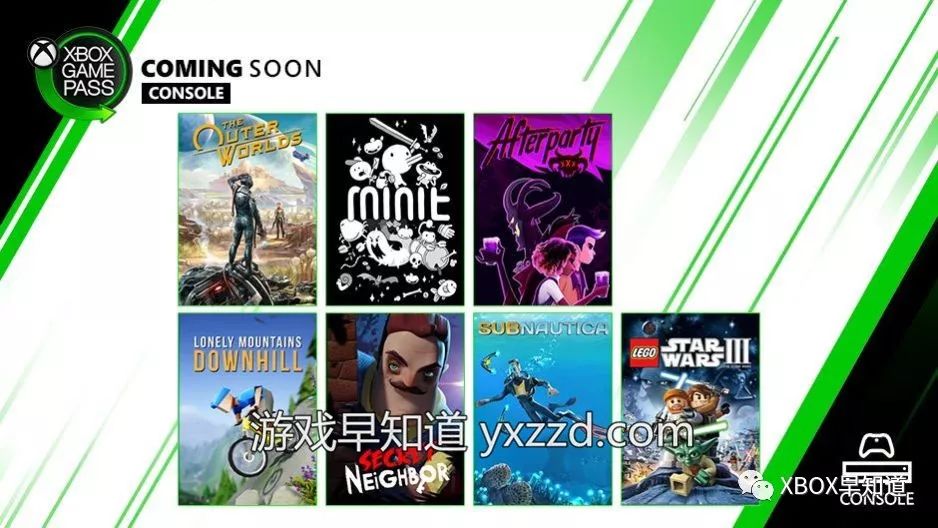 主機版Xbox遊戲通行證19年10月第2批新增遊戲公布 含《天外世界》《秘密鄰居》《孤山速降》等7作 遊戲 第1張