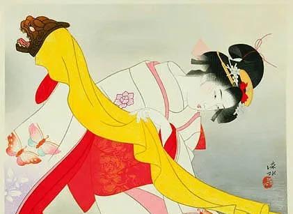 日本画家伊東深水绘画作品欣赏- 日志- 海风清听- 书画家园