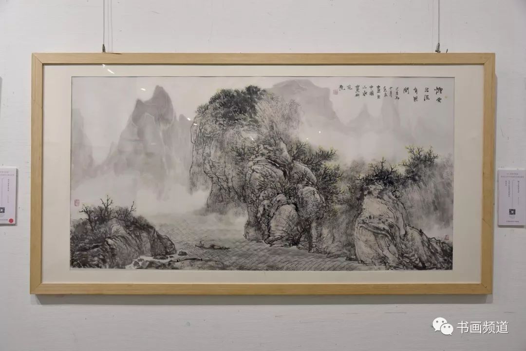 陈克永,邢少臣绘画作品惠民展售在书画频道美术馆举行