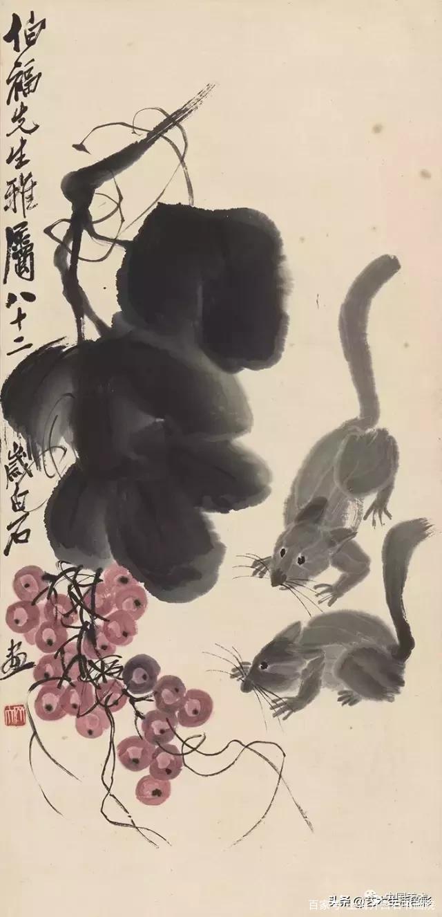 齐白石美术馆特约画家-汤发周谈:1200幅齐白石高清作品图库,太值得