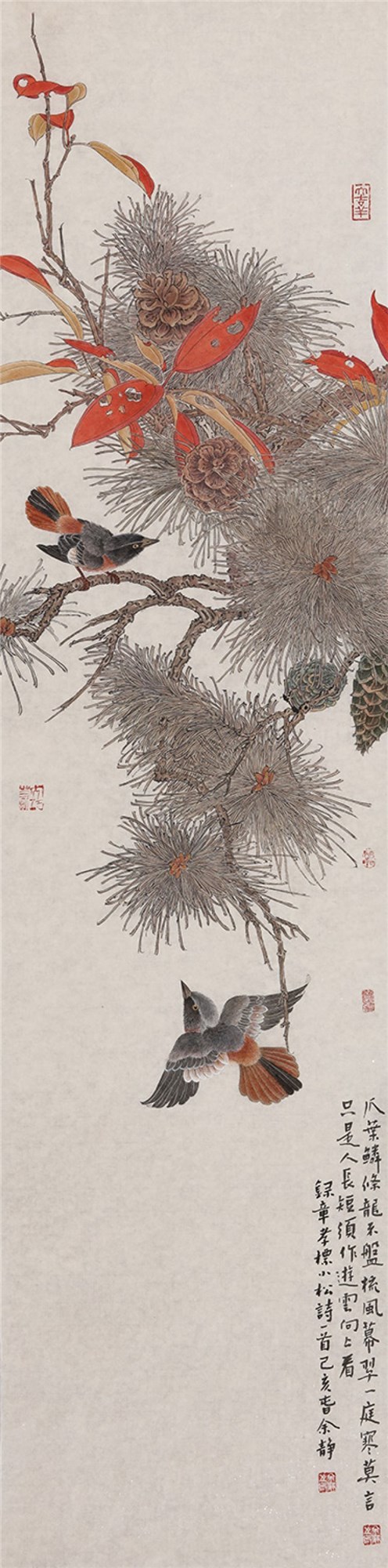 玄关挂什么装饰画好 经典国画花鸟画优雅有品位