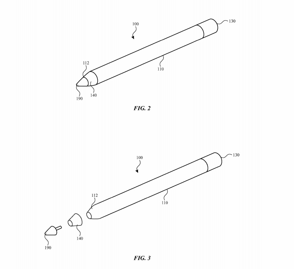 新专利显示apple Pencil未来的更多可能性 颜色