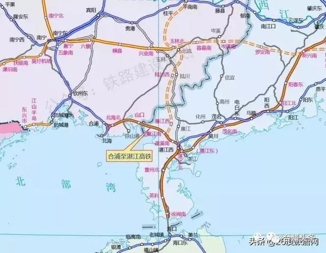最新合湛铁路建设中北海北站定了