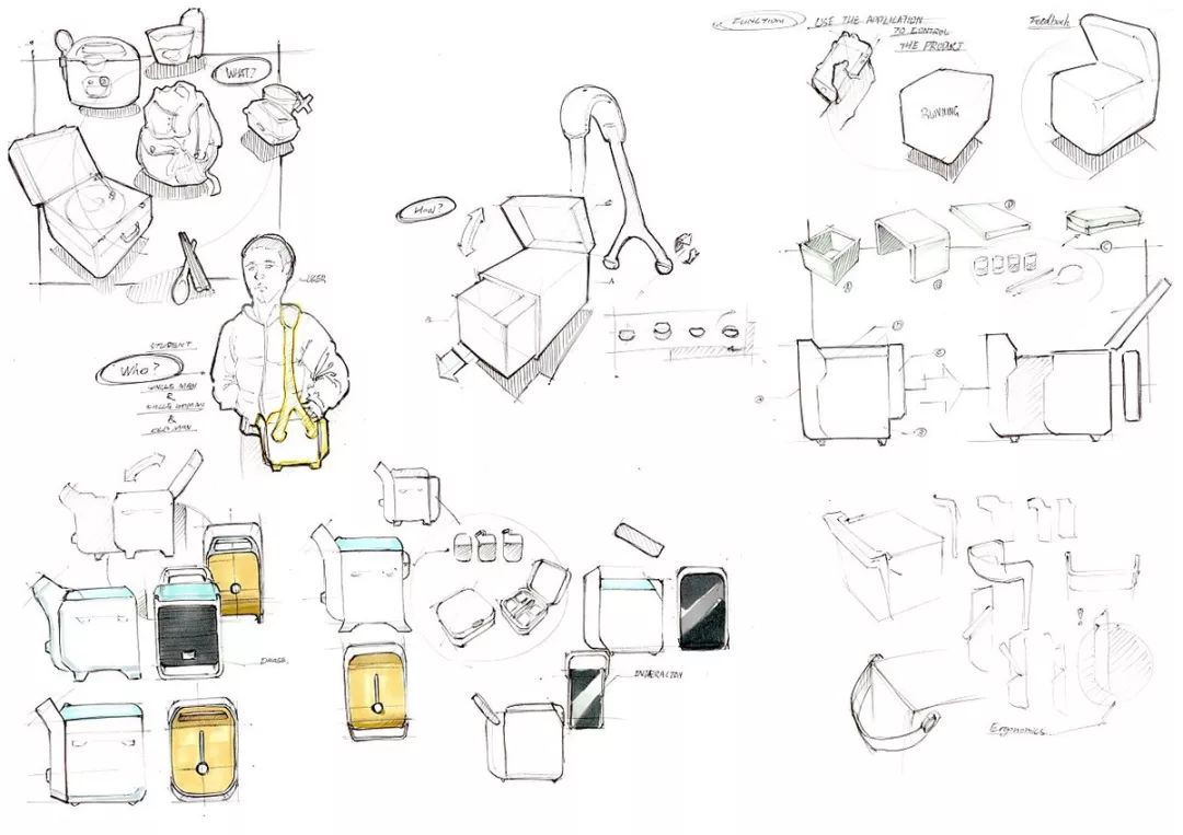 这样的产品设计手绘草图更受欢迎新易设计坊