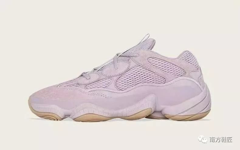 新品丨全尺码发售,Yeezy500樱花粉下月登场