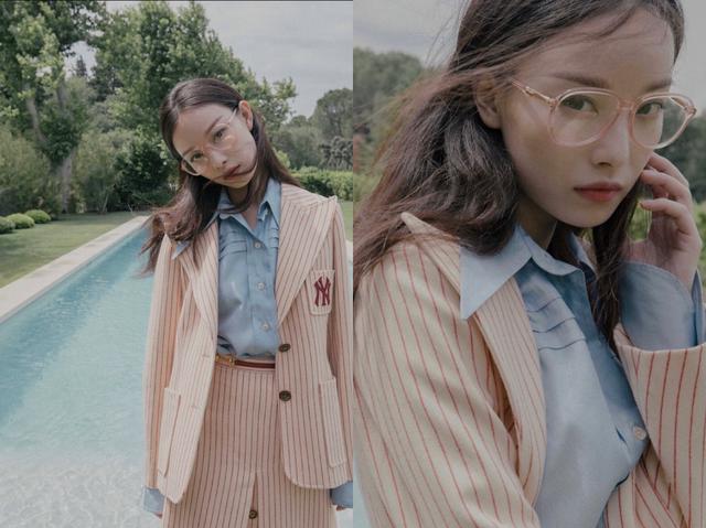 人间guccigirl倪妮戴金丝眼镜出镜又一组眼镜杀的图