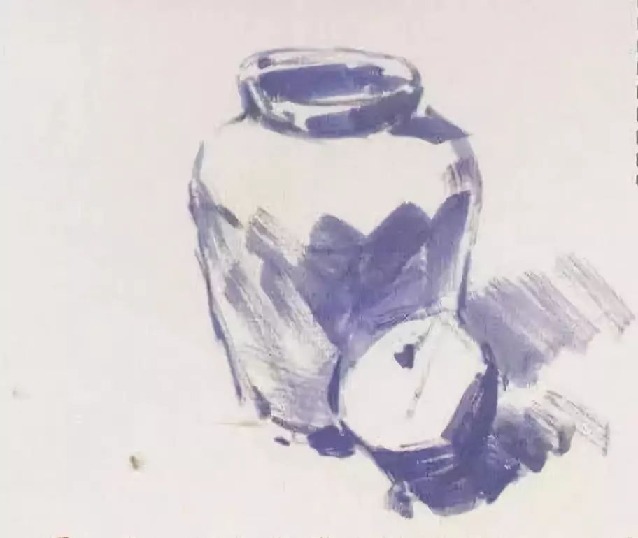其中的绘画步骤, 也可以举一反三 第一步: 画出陶罐的基本特征, 注意