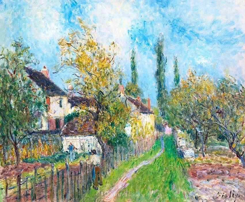 风景画圣手,印象派"七星"中璀璨的明珠,英国画家alfred sisley