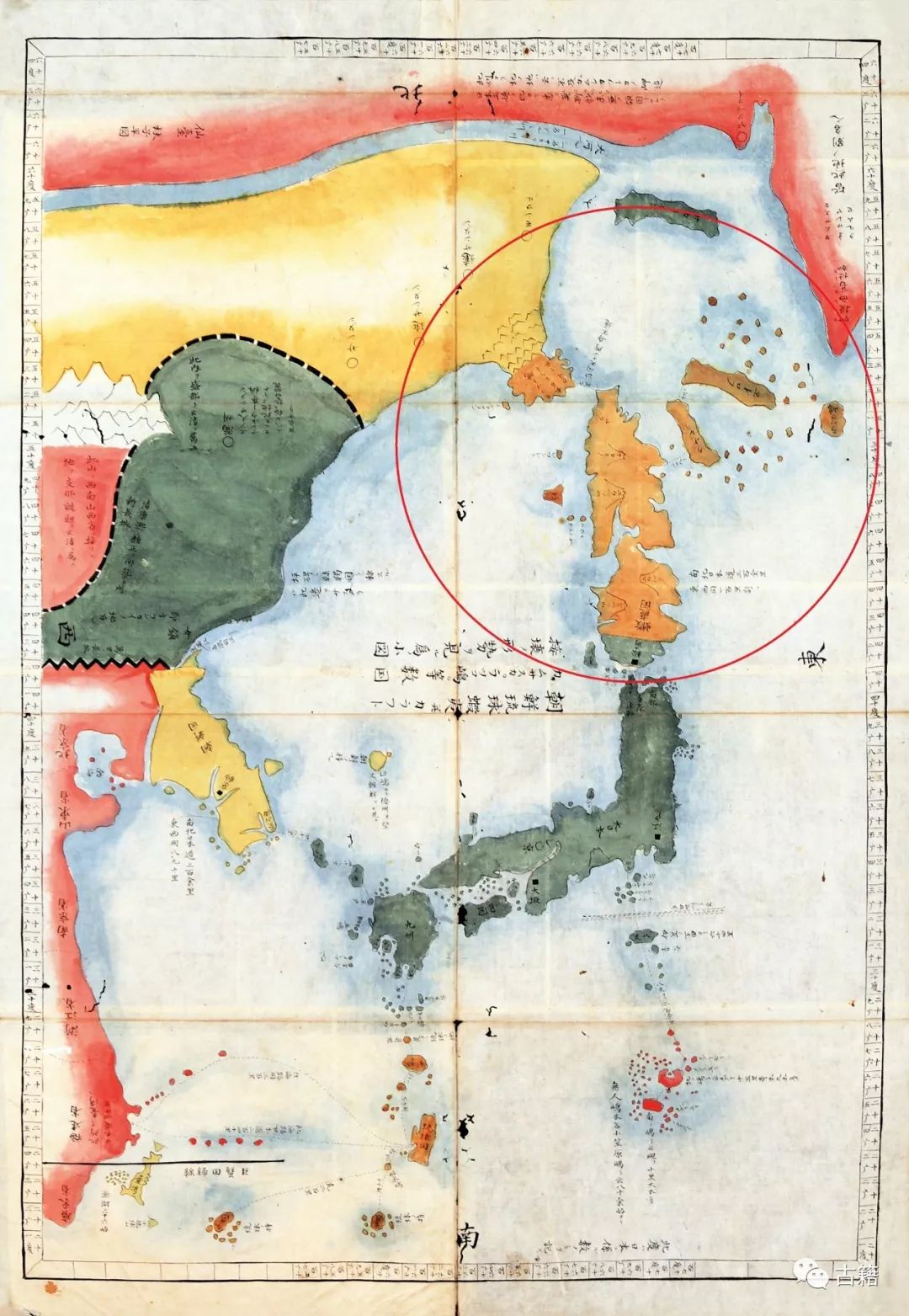 853号！中、美、俄、日、韩、朝都想得到的古地图！_日本