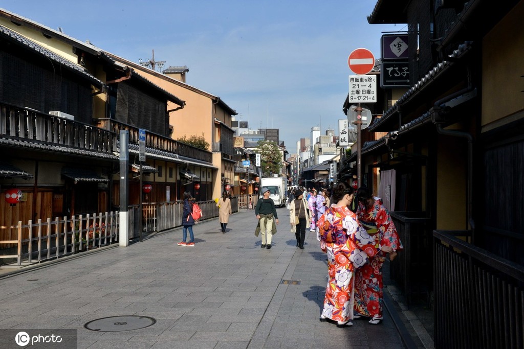 出游请注意 日本京都 花见小路 附近禁止拍照