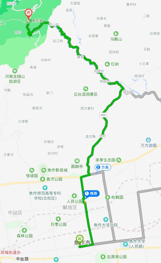 峰林峡路线图