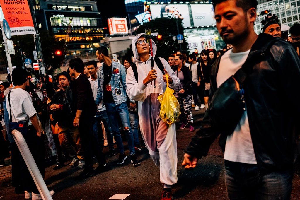 東京澀谷舉行萬聖節狂歡 「妖魔鬼怪」出街 旅遊 第2張