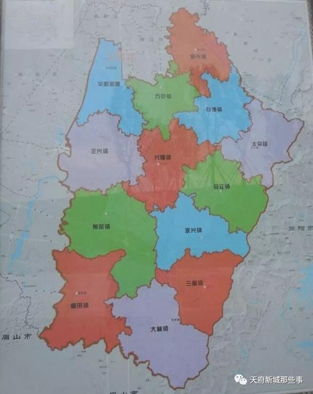 成都双流区(含天府新区)行政区划调整