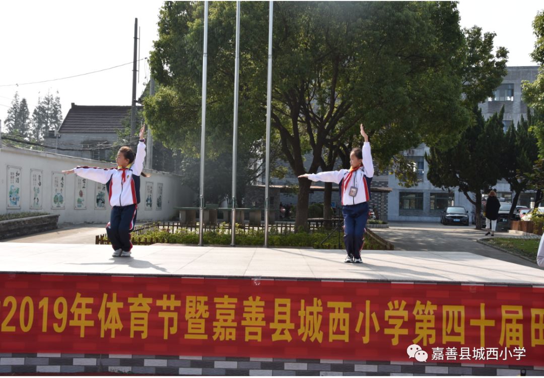 今天我们驰骋在绿茵操场上记嘉善县城西小学2019学年第四十届秋季运动