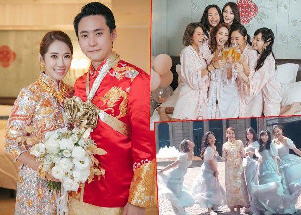 恭喜 35岁香港女子组合成员与台湾金融才俊结婚好姐妹陪出嫁 Msn新闻