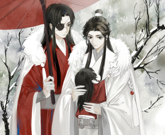 《天官赐福》含泪带娃，戚容和谷子的CP我嗑的很开心！