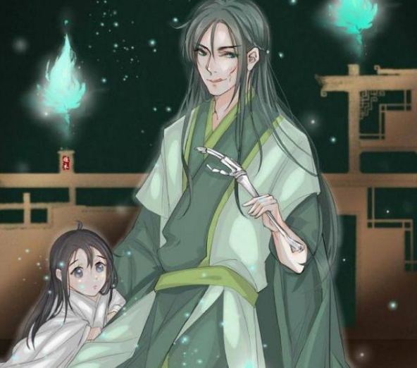 原创《天官赐福》含泪带娃,戚容和谷子的cp我嗑的很开心!