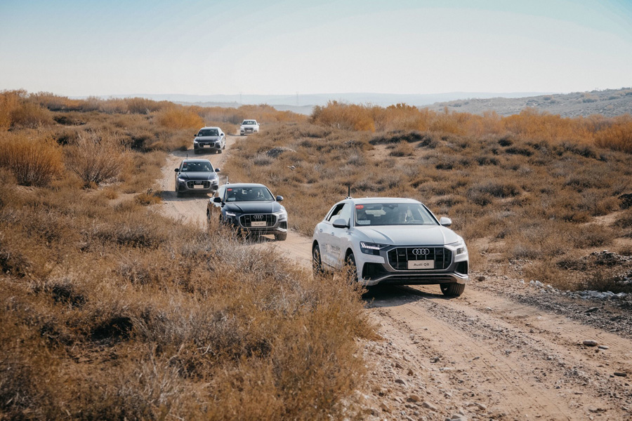 世间本没有路 那就用车压出一条来 奥迪Q8征战