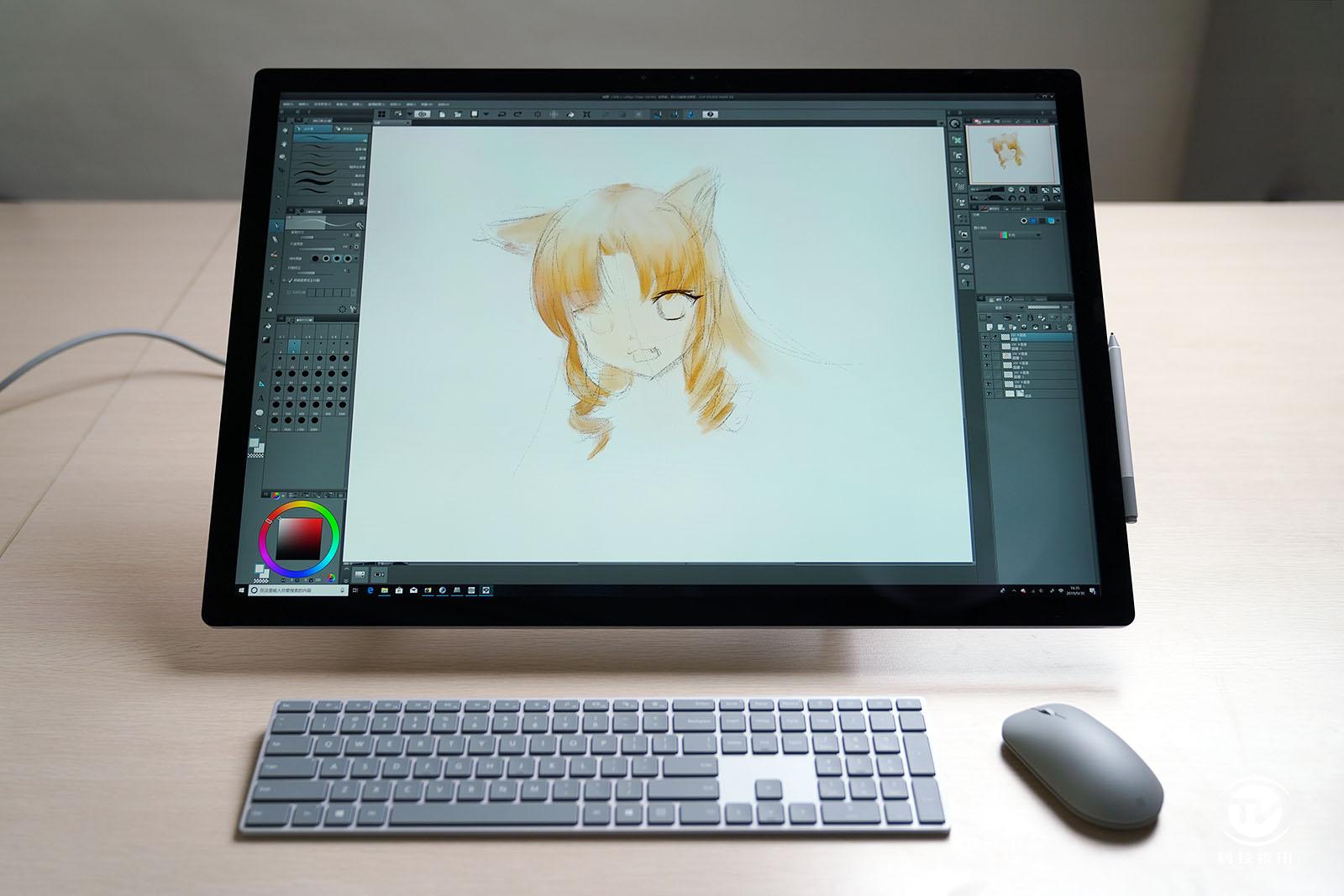 原创酷睿助力创意设计评微软surfacestudio2一体机