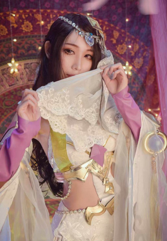 王者荣耀:貂蝉异域舞娘cosplay异域风情,好喜欢