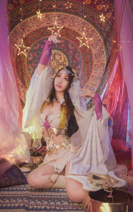 王者荣耀:貂蝉异域舞娘cosplay异域风情,好喜欢