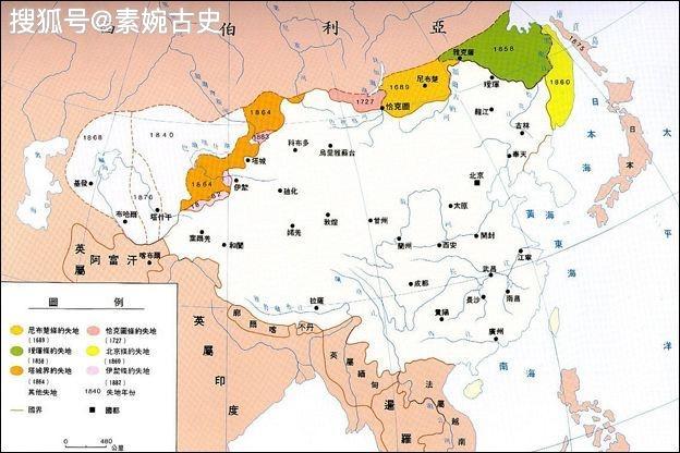 清朝版图变化是什么样的?这几张地图看出清朝疆域变迁