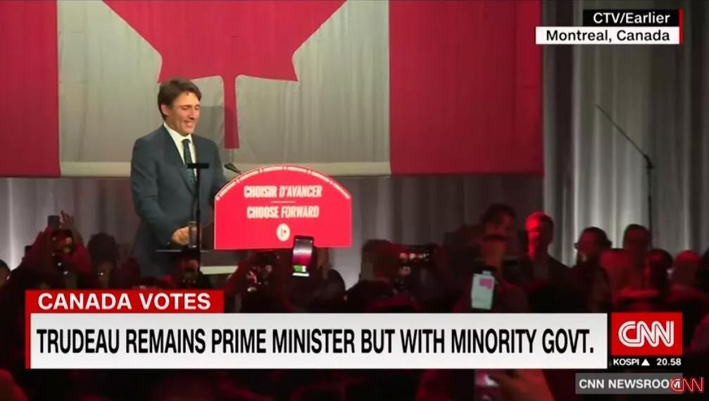 特鲁多连任加拿大总理 对移民继续积极开放