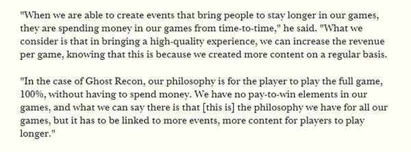 育碧CEO谈微交易：应提高游戏质量，不能有花钱取胜_行动