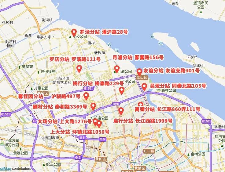 "上海急救地图"沪上166个医疗急救站点位置一览