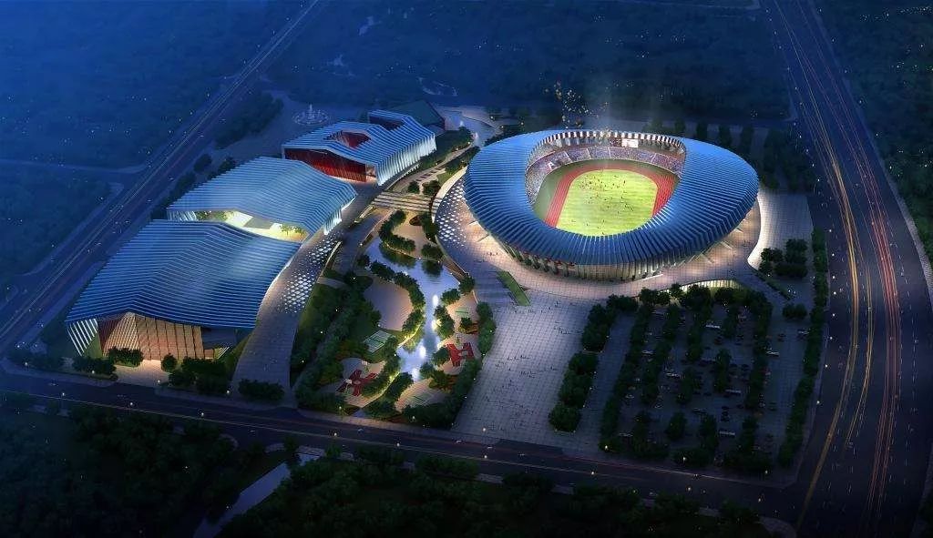 中铁·南山名邸|2019淮南重点工程项目奥体中心即将建成