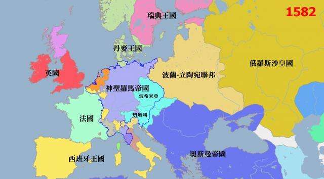 原创地图看世界波兰立陶宛联盟奥匈帝国及欧盟