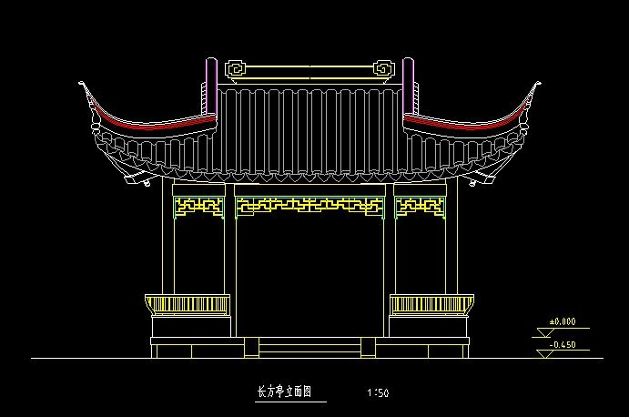 古建筑cad图纸高清的中国古建筑cad图纸免费素材分享