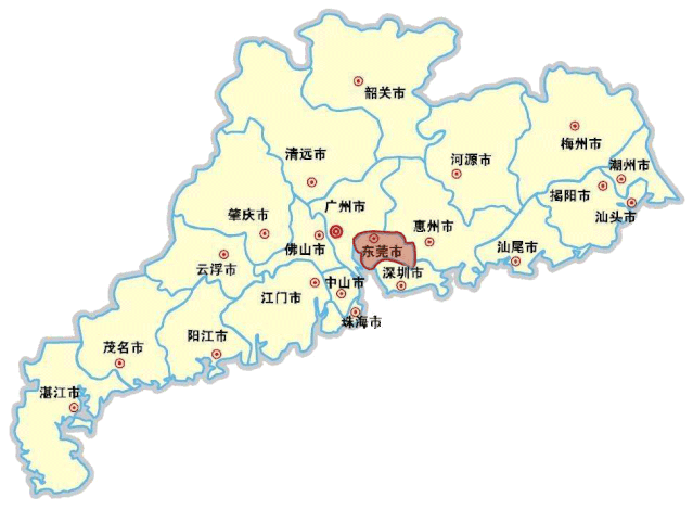 深圳两个一线城市的中间和地理位置有密切关系东莞成为"世界工厂"东莞