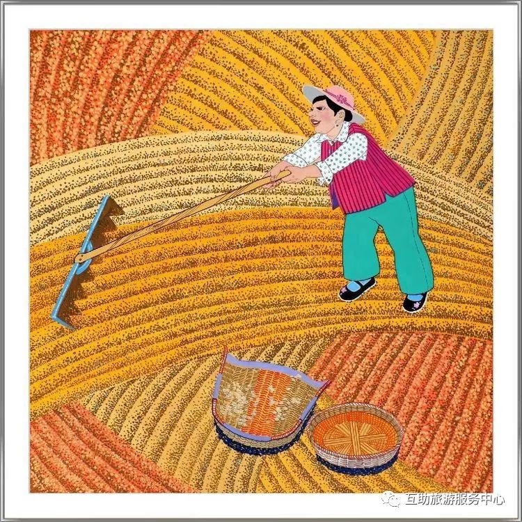 【头条报道】农民画:纸上跃出的土族民俗风情